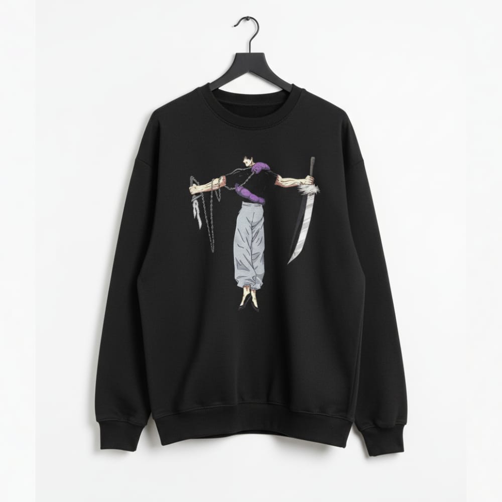 Hanged Angel – Black Oversized Sweatshirt
