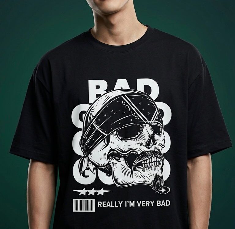 Bad Guy – Black Oversized T-shirt