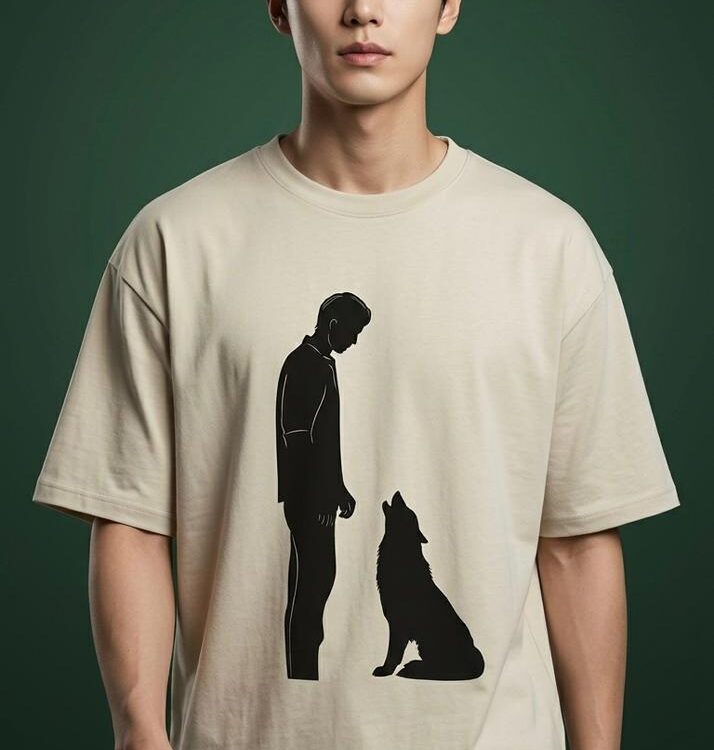 Loyalty – Beige Oversized T-shirt