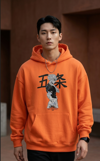 Samurai Spirit" Warrior Graphic Back-Print Hoodie Collection