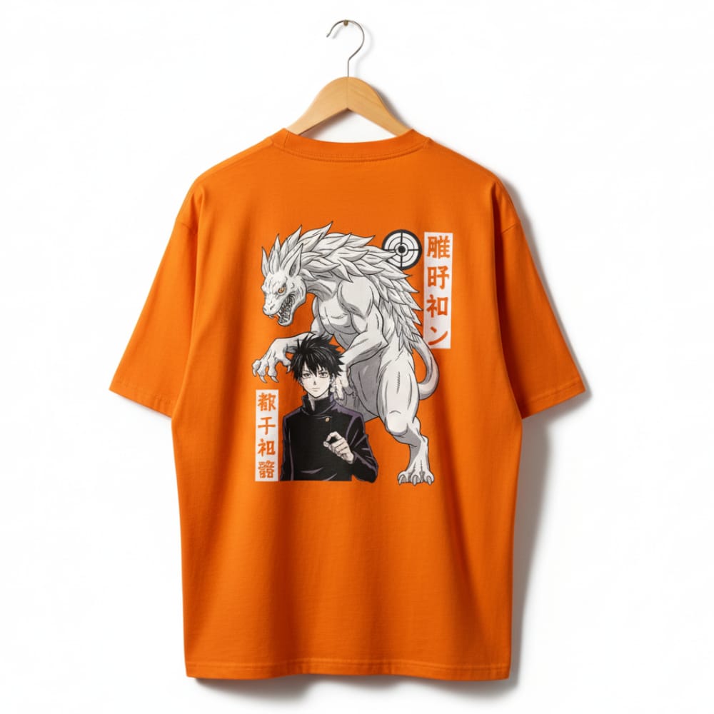 Megumi Fushiguro & Divine Dog - Jujutsu Kaisen Shikigami T-Shirt