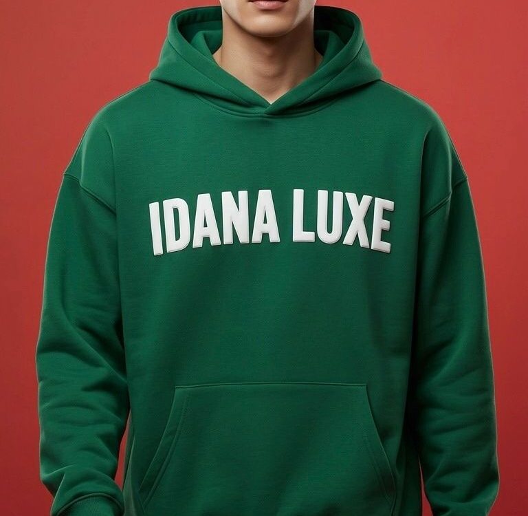 Idana Luxe Signature Essential Heavyweight Hoodie(Front)