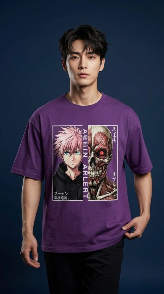 Neo Soul Cyberpunk Graphic Oversized T-Shirt