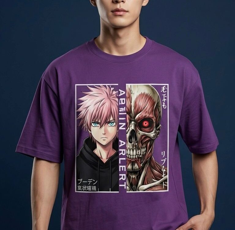 Neo Soul Cyberpunk Graphic Oversized T-Shirt