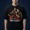 Flaming Sneakers – Rust Hoodie
